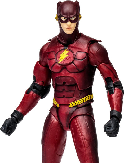 BANDAI - McFarlane Actionfigur DC Film The Flash, Batman-Anzug, Mehrfarbig, TM15516 Flash Batman-Kos