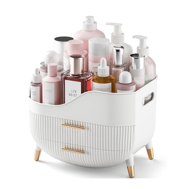 Makeup-Organizer mit Schubladen, Grosse Kosmetik-Aufbewahrung für Schminktisch, Kosmetik-Vitrine mit