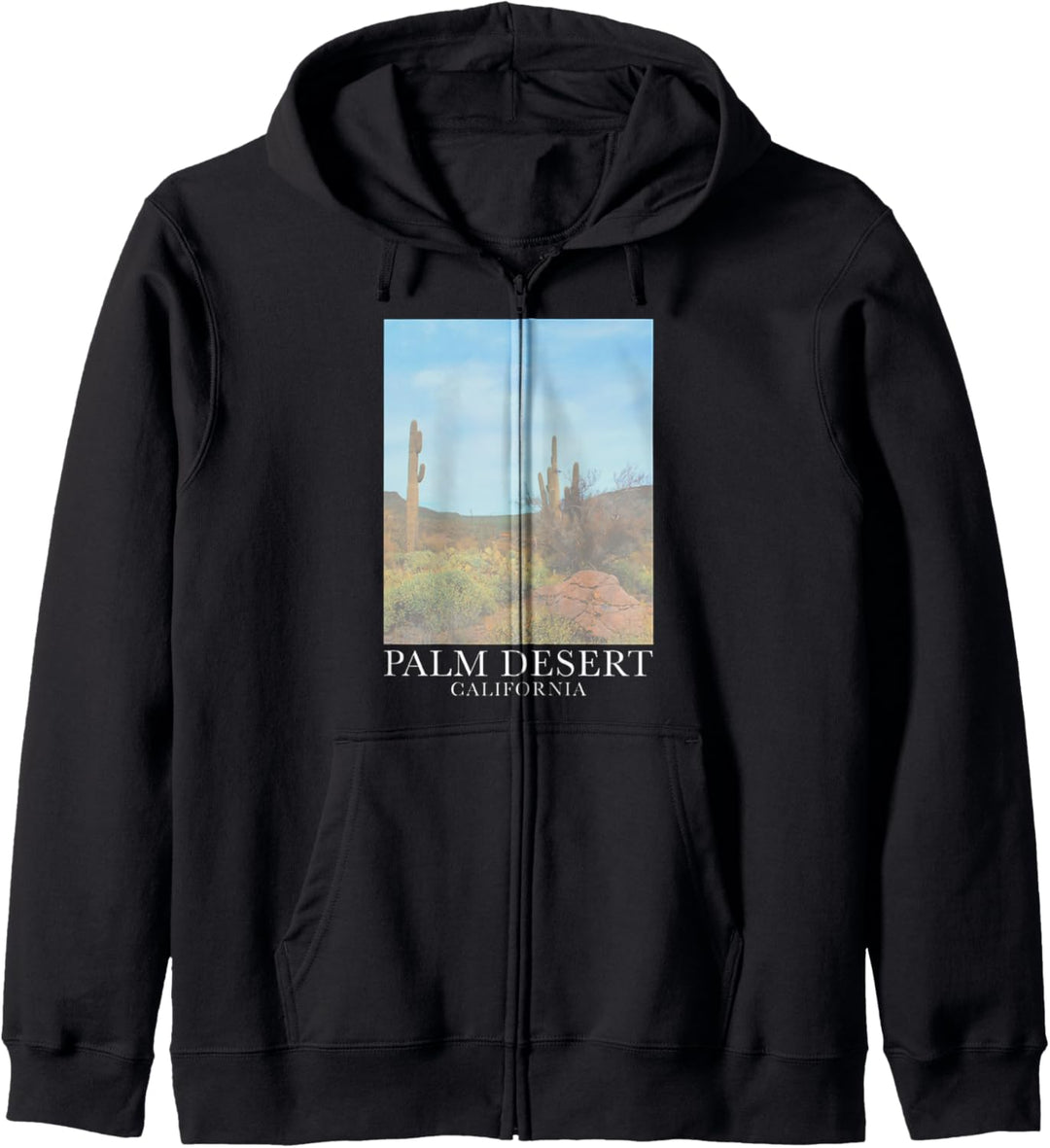 Trendy Palm Desert California Scenery Kapuzenjacke