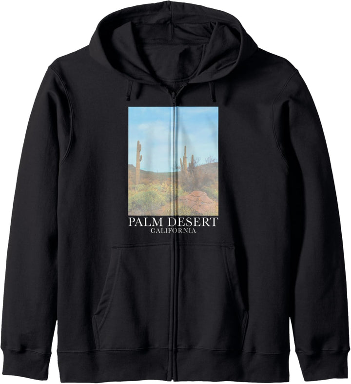Trendy Palm Desert California Scenery Kapuzenjacke