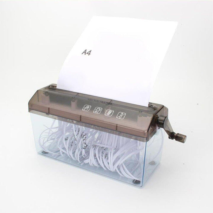 Mini Hand Shredder Tragbares A4 Papier Shredder Manual Shredder Dokumente Papier Schneidwerkzeug Hom