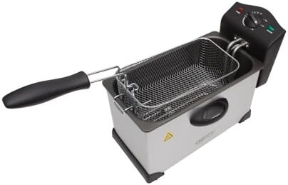 Adler CR4909 Camry CR 4909 Elektrische Fritteuse, kompakt, 3 Liter, abnehmbarer Behälter, waschbar,