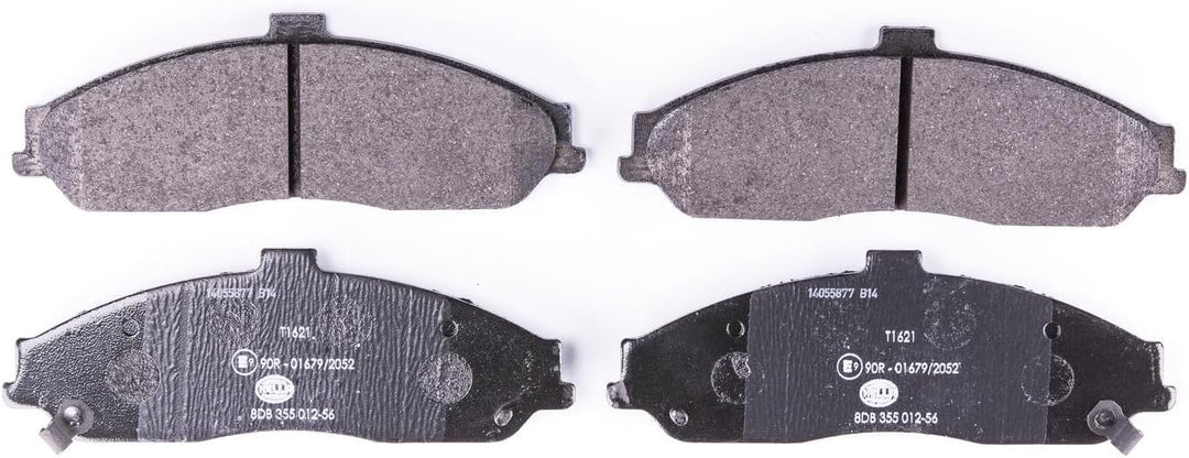HELLA PAGID 8DB 355 012-561 Bremsbelagsatz - T1621 - Dicke/Stärke: 15.3mm - Bremssystem: PBR - mit a