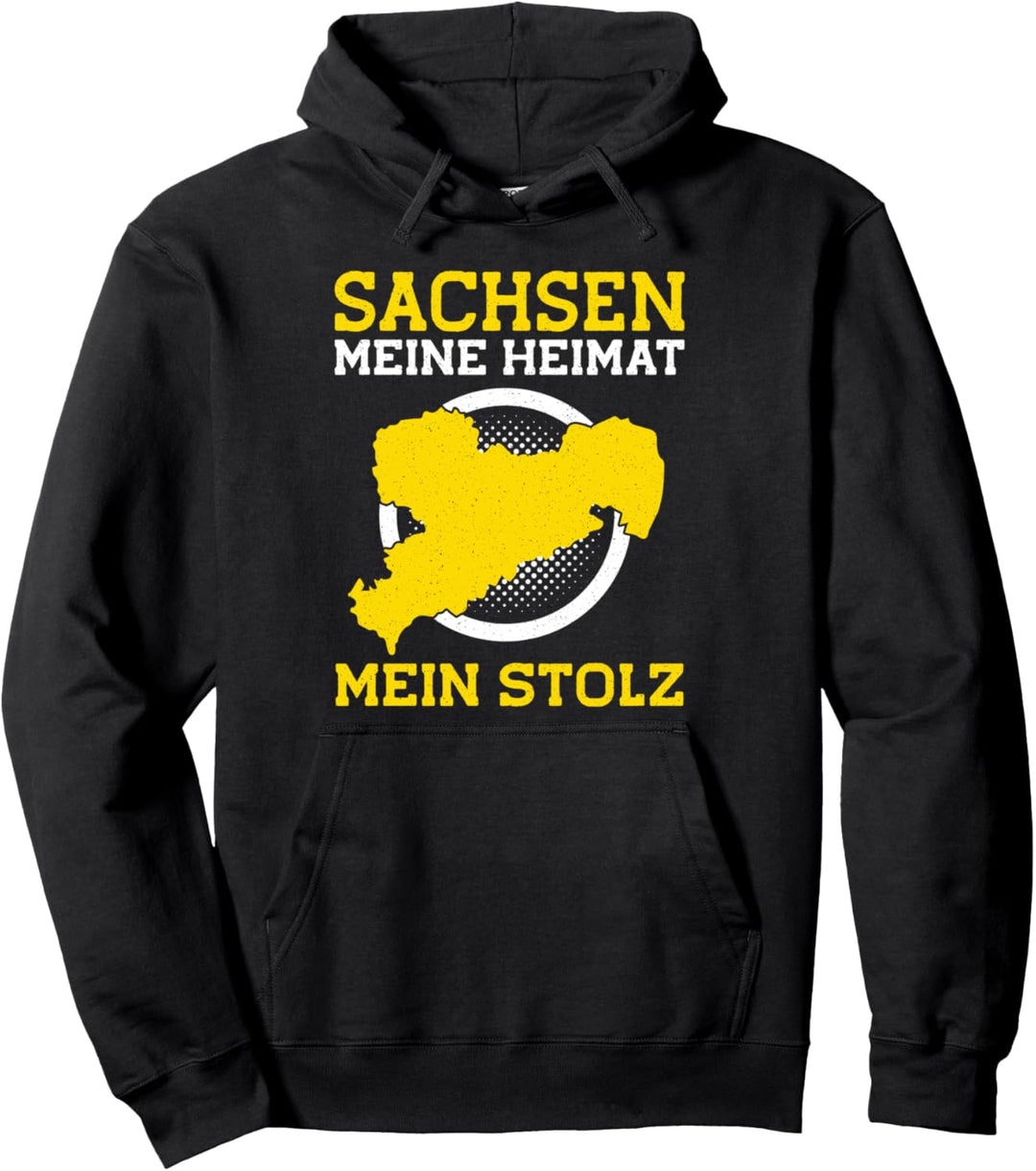 Sachsen, Meine Heimat Mein Stolz, Ossi & Sächsisch Pullover Hoodie