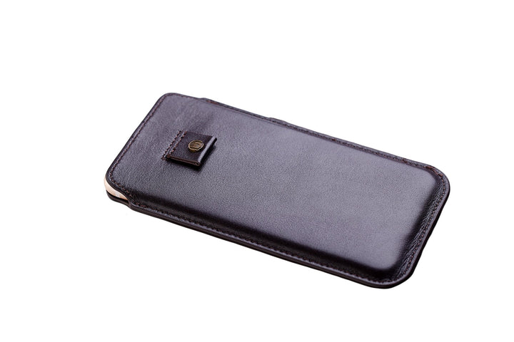 Cronus &amp; Rhea® | Luxus Smartphone Tasche mit Zugband aus exklusivem Leder (Athena) | Hülle - Etui -
