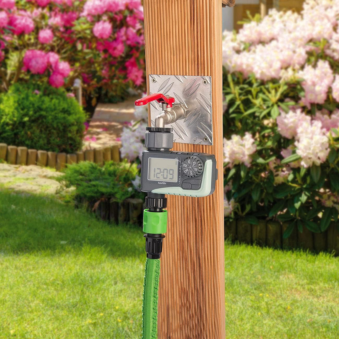 Royal Gardineer Bewässerung Computer: Digitaler Bewässerungscomputer mit LCD-Display (Gartenbewässer