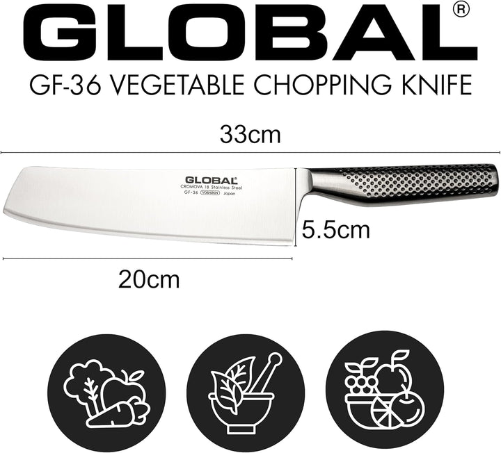 Global GF-36 Gemüse Messer 19 cm, geschmiedet