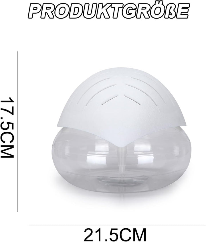 Lufterfrischer Raumluftreiniger - Airbowl Luftreiniger bis 100 m², Luftfilter, Air Purifier, Air Pur