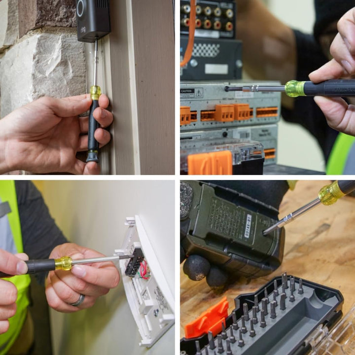 Klein Tools 32717 Przisions-Schraubendreher-Set mit Aufbewahrungstasche fr Elektronikgert, Schrauben