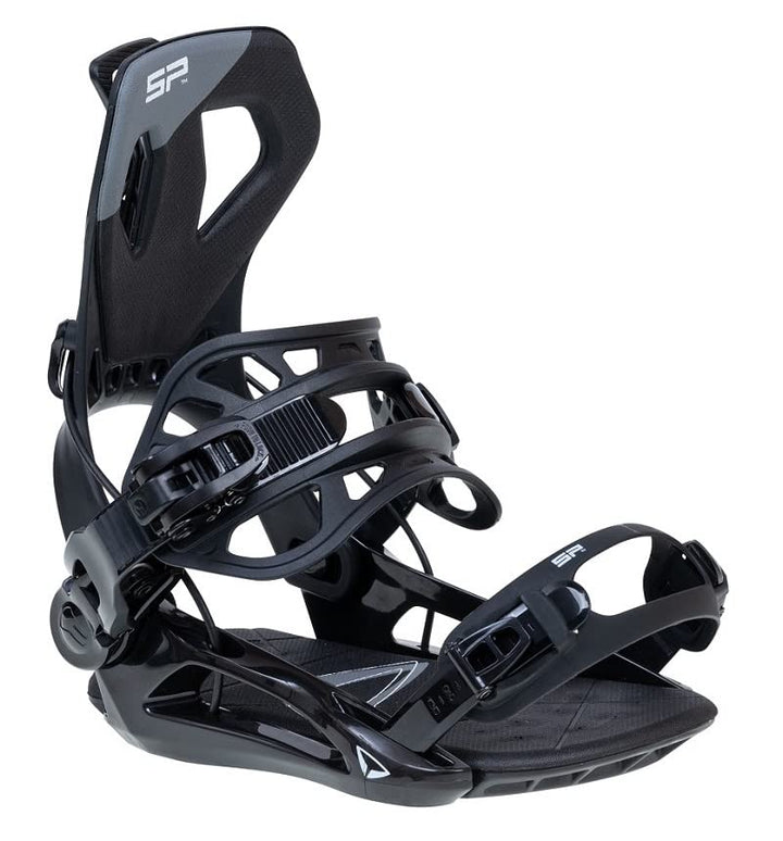 Bextreme Bindung Snowboard SP Private Black S für Damen und Kinder, Grösse 36-39 EU 5-8 US Bindung S