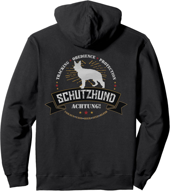 Schutzhund Schäferhund Hundesport Hundetraining Handler Pullover Hoodie