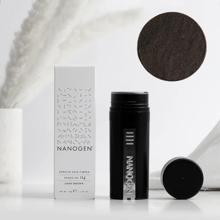 Nanogen Hair Thickening Fibres Dark Brown, 30g dunkelbraun 30g, dunkelbraun 30g