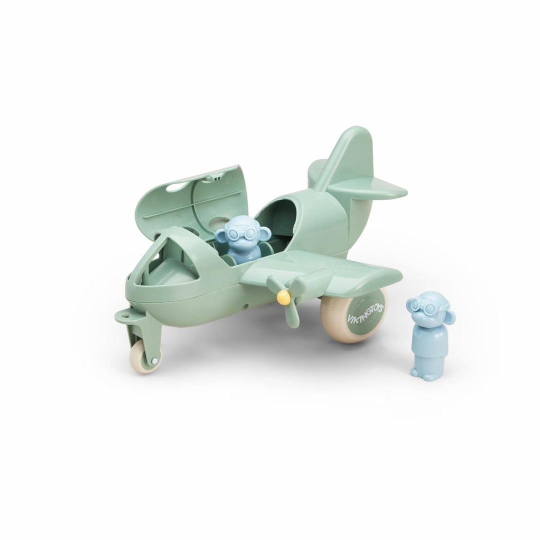 Viking Toys 5381274 Reline Jumbo-Flugzeug mit 2 Figuren, Wasserflugzeug, Outdoor-Spielzeug-Set Stran