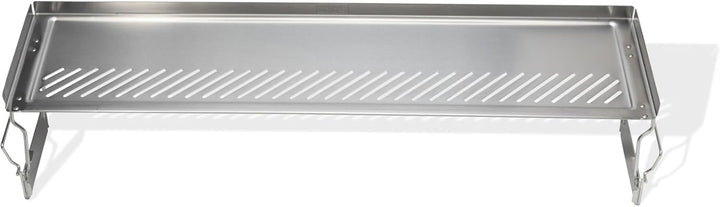 Weber Warmhalterost mit Zwei Ebenen/Für die Slate 76 cm Plancha, Edelstahlzubehör mit erhöhten Rände