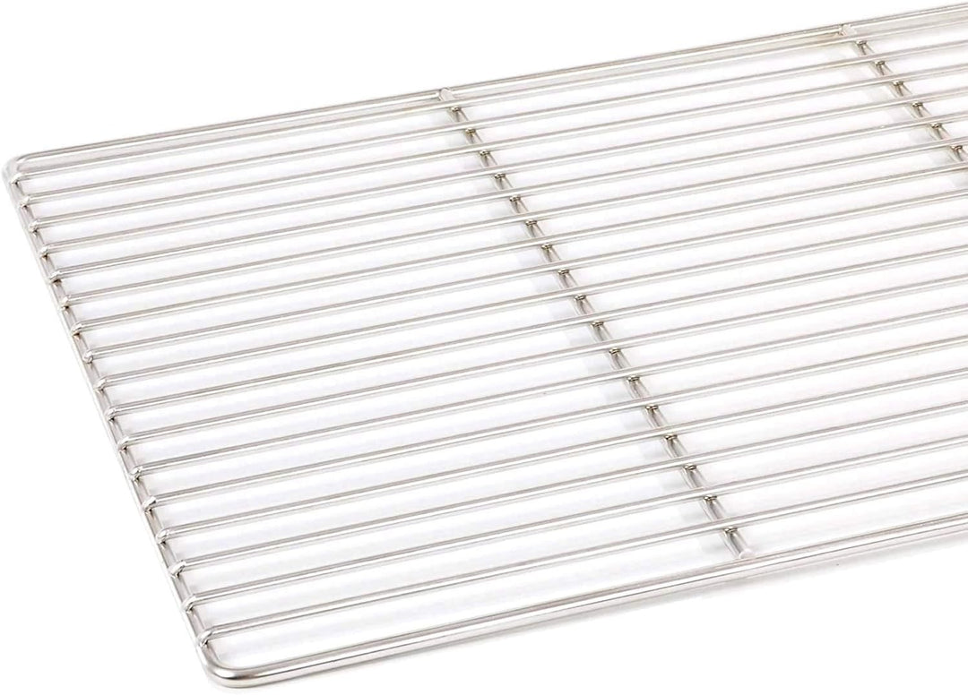 Grillrost 45 x 40 cm aus Edelstahl 304 rostfrei und elektropoliert