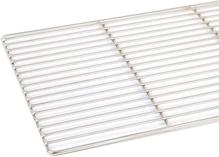 Grillrost 45 x 40 cm aus Edelstahl 304 rostfrei und elektropoliert