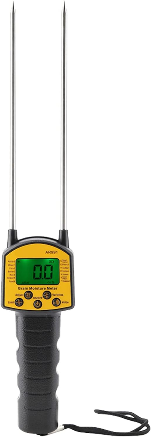 Tester Grain Moisture Meter Feuchtigkeitsmesser Sonde für Maisweizen für Reisbohnen für Erdnuss-Soja
