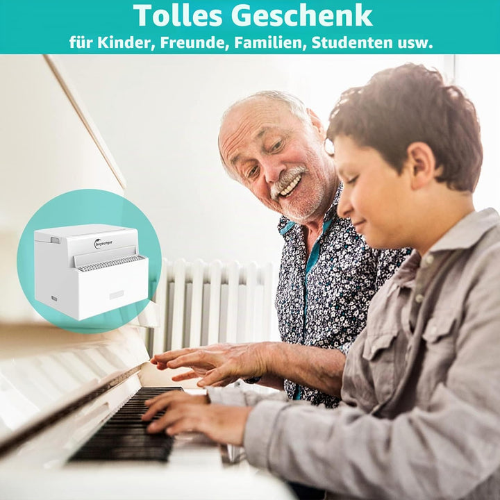 Mini Drucker – Klavier Thermodrucker für Smartphone, Bluetooth Kleiner Fotodrucker &amp; Sticker Drucker