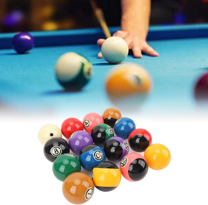 Billardkugeln Set, 16 Stück Billiard Kugel Set 5,72 cm Durchmesser Professionelles Harz Billardkugel