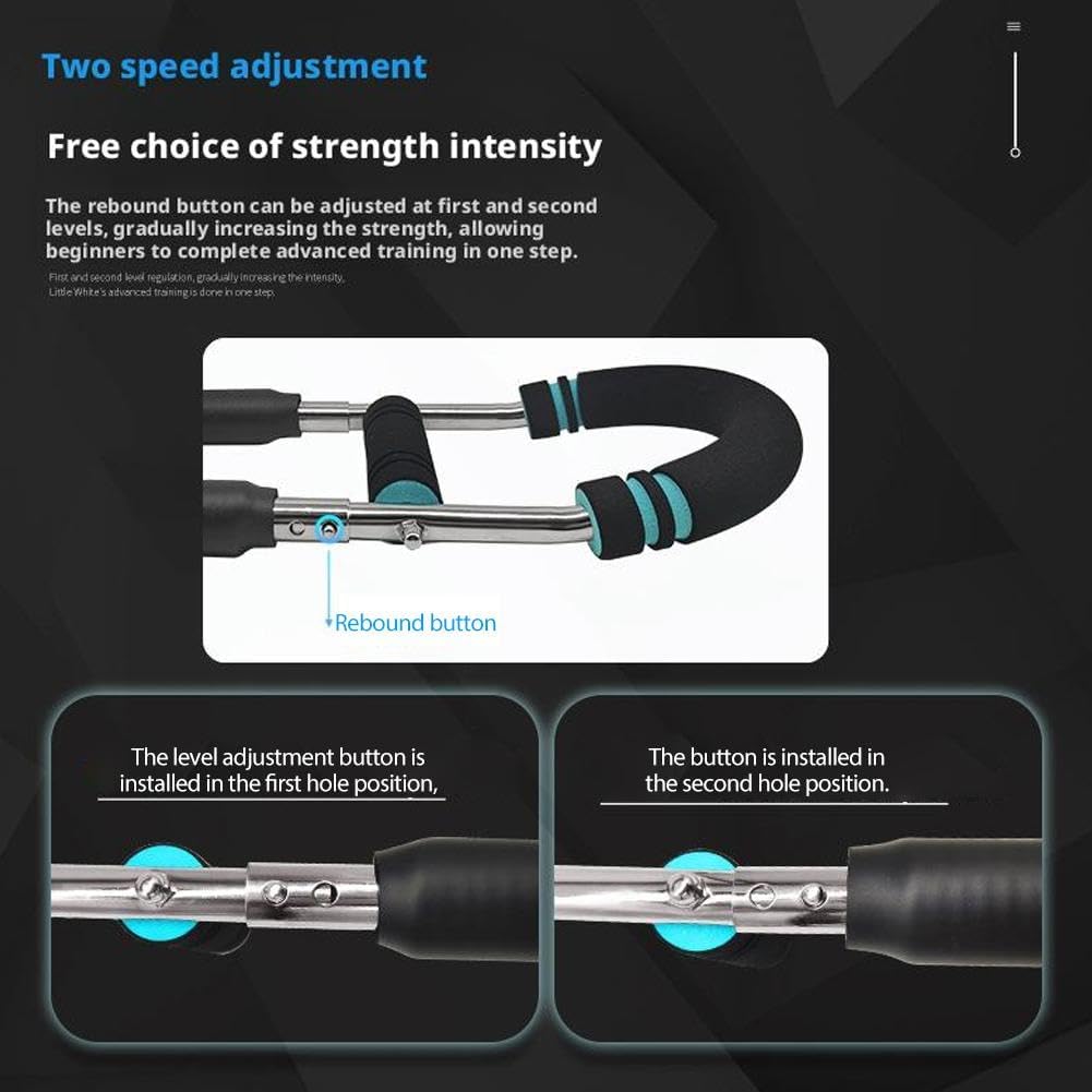 Shaker Twister Armtrainer, U-förmiger Twister-Armtrainer, verstellbarer Brust-Expander, Oberschenkel