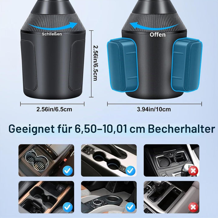 EEEKit Auto Getränkehalter Handyhalterung, Universal Magnetische Becherhalterung Kompatibel mit Mags