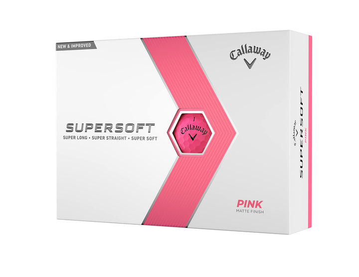 Callaway Supersoft Golfbälle 2023 Rosa, Rosa