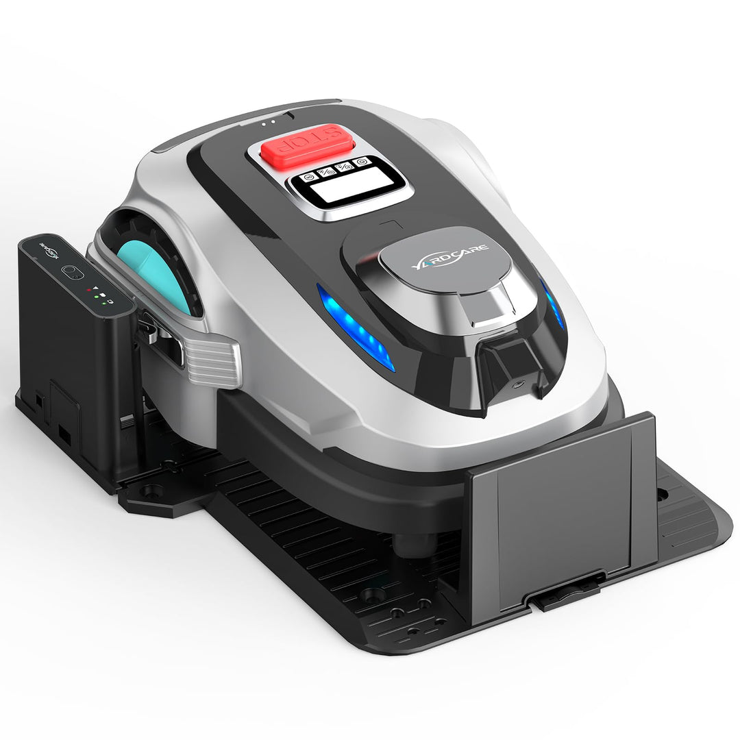 YARDCARE N1600PRO Mähroboter ohne Begrenzungskabel, bis 1600 m², RTK- und KI-Visionsnavigation, Erke