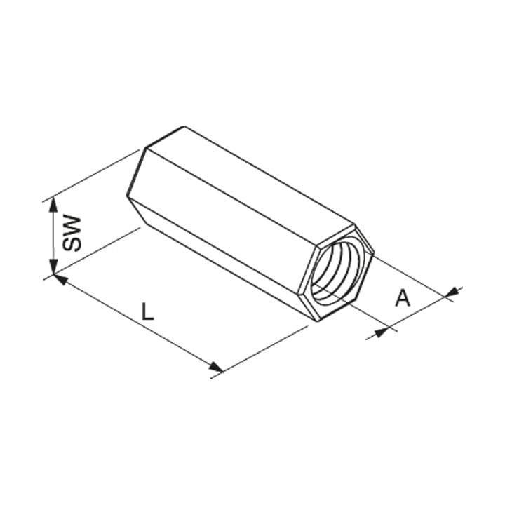 Fischer Verlängerungsmuffe VM M 12, 20971
