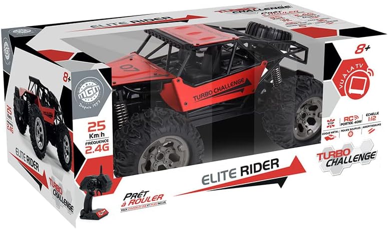 TURBO CHALLENGE - Buggy-Abenteuer - Elite - 094862LR - Ferngesteuertes Auto - Rot - 1/14 - Ready to