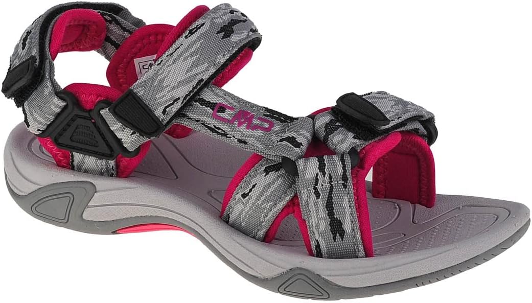 CMP Herren Kids Hamal Hiking Sandal Sportsandale 28 EU Nero Ghiaccio, 28 EU Nero Ghiaccio