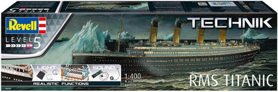 Revell 00458 RMS Titanic - Technik originalgetreuer Modellbausatz für Experten, unlackiert, Mittel R