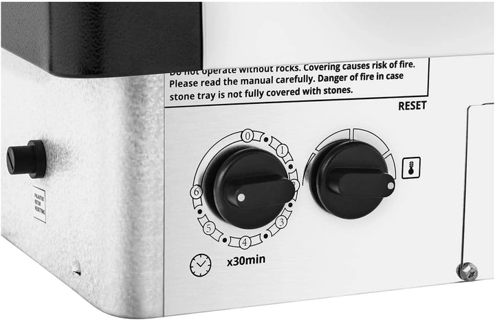 UNI_SAUNA_S9.0KW Saunaofen elektrisch 9 kW 30 bis 110 °C inkl. Steuerung Überhitzungsschutz Timer Ze
