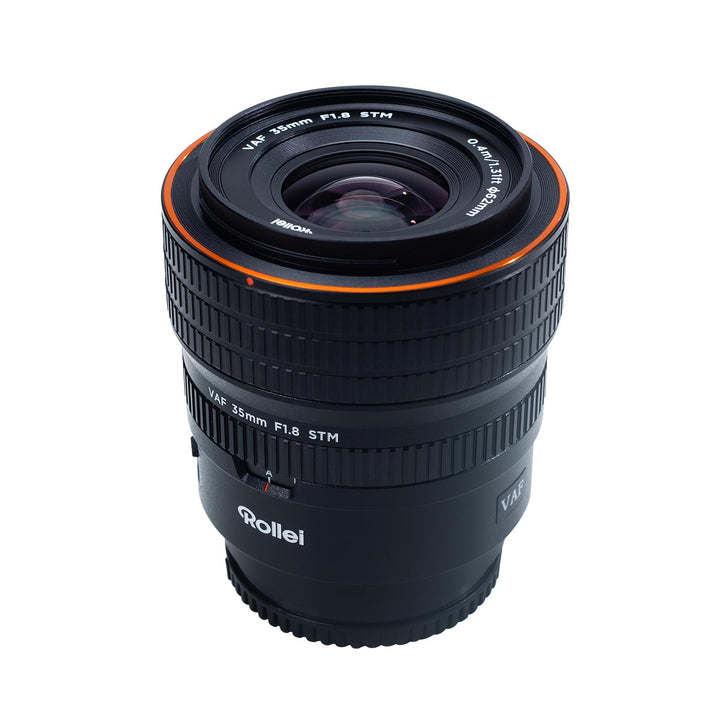 Rollei AF 35 mm F/1.8 FE Vollformat Objektiv für Sony E-Mount mit STM-Autofokus | VAF für Vollformat
