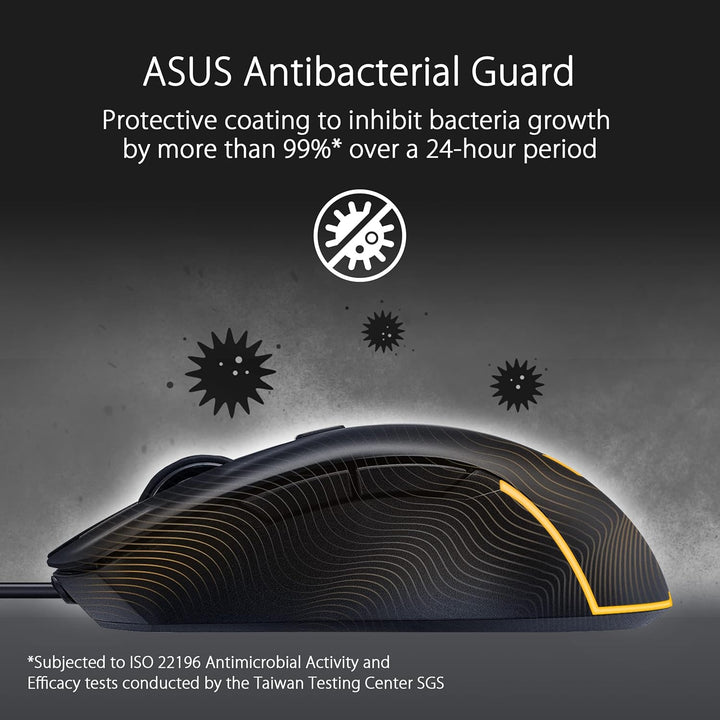 ASUS TUF Gaming M3 GEN II – kabelgebundene Gaming-Maus, Ultraleicht, 59 g, Sensor 8000 DPI, langlebi