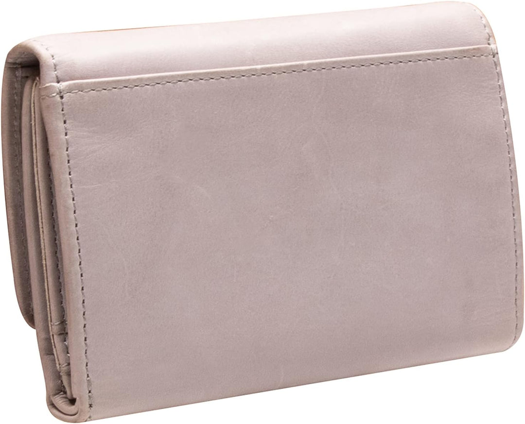 Maitre - Steinbach Doris Purse mh12f Hellgrau 14X10 Farbe:hellgrau / Material:cotton,cow Leather, 14