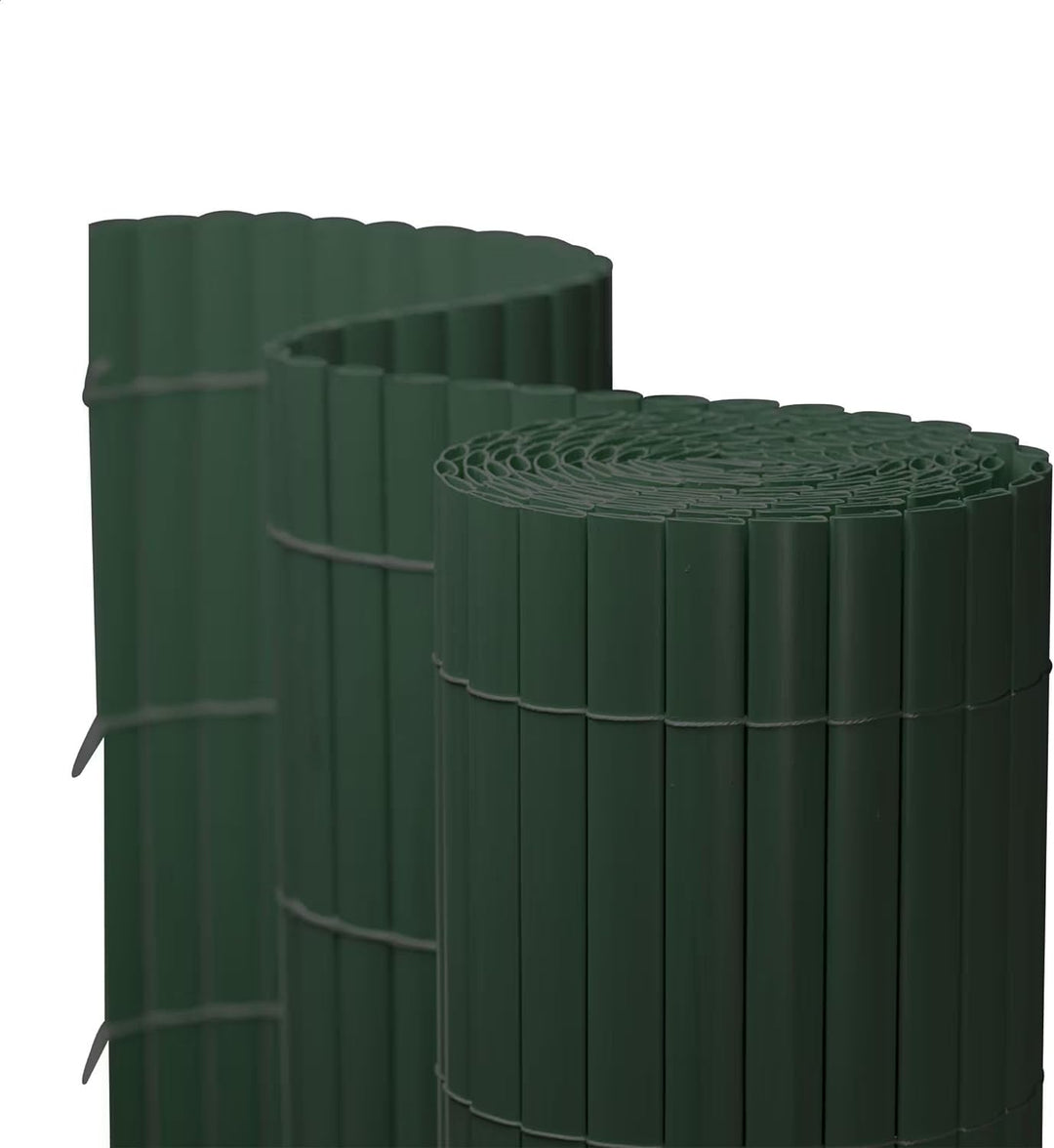 casmartis PVC Sichtschutzmatte - grün - 200 x 300 cm - Zaunsichtschutz, Sichtschutzzaun, Balkonverkl