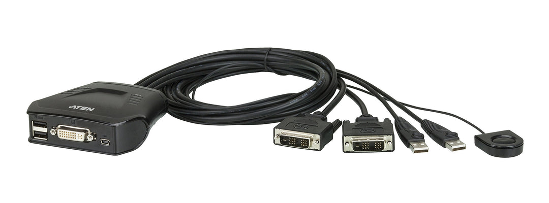 Aten CS22D USB/DVI KVM Switch (2-Port) Single, Single