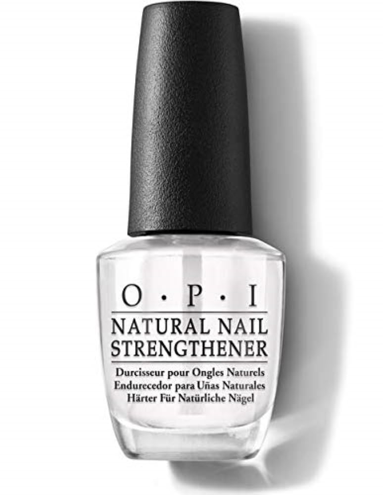 OPI Nail Lacquer Natural Nail Strengthener – Nagelhärter und Base Coat – schützt vor Verfärbungen un