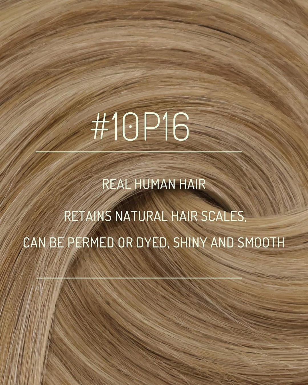 RUNATURE Clip in Extensions Echthaar Braun Highlight Blond Echthaar Extensions Clip in 30cm Kurz Ech