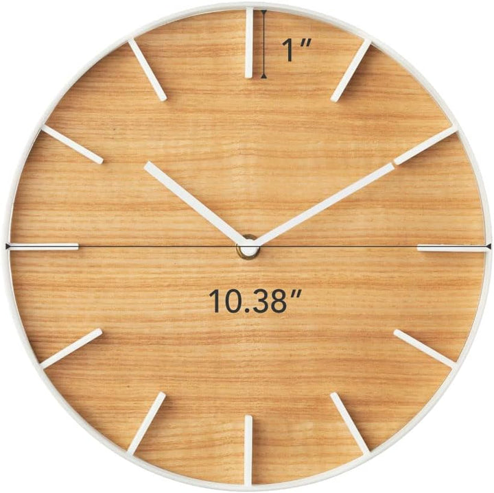 Wall clock - Rin - beige Weiss Single, Weiss Single