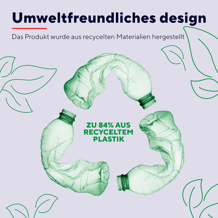 Trust Lyra Bluetooth Tastatur Maus Set Kabellos, QWERTZ-Layout, 84% Recyclingkunststoff, Wiederaufla