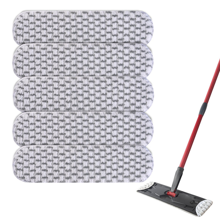5 Stück für Vileda H2PrO Ersatzbezug, Mikrofaser Bezug für Vileda H2PrO Flat Mop Bodenwischer, für a