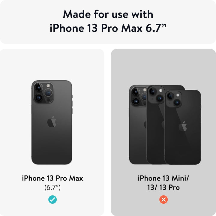 Mous - Hülle für iPhone 13 Pro Max - Carbonfaser - Limitless 4.0 - Handyhülle iPhone 13 Pro Max MagS