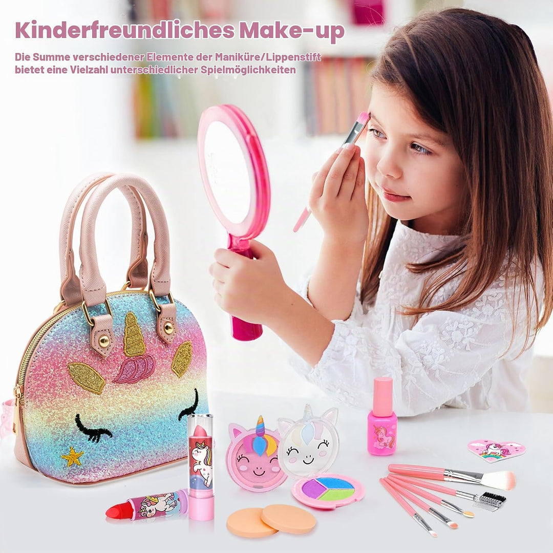 Kinderschminke Set M채dchen Kinder Make Up Set Kinder Schminkkoffer M채dchen Spielzeug,Kinder Schminks