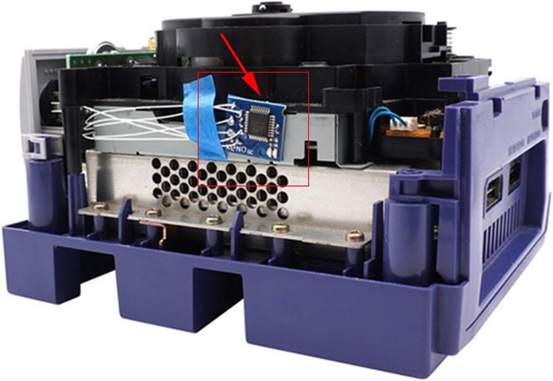 HUAYUWA Upgrade-Kits passend für GameCube (NTSC-J-Version), 1 x XENO-Chip + 1 x SD2SP2 Micro-SD-Kart
