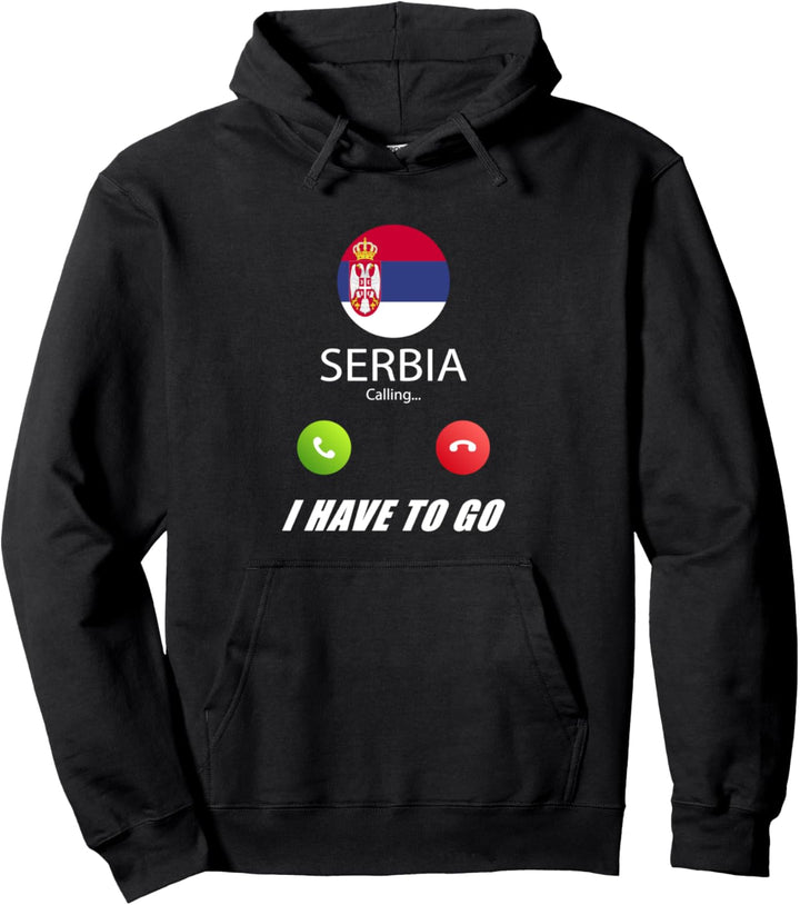 Serbien Flagge Souvenir Serbien ruft Pullover Hoodie