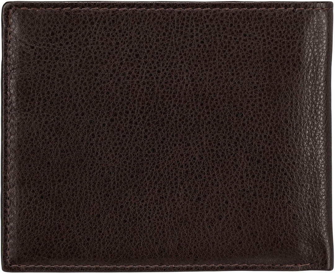 Red Baron Braune Herren Geldbörse aus Leder Querformat RB-WT-004-08