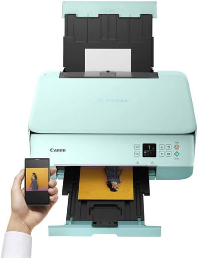 Canon PIXMA TS5353 Drucker Farbtintenstrahl Multifunktionsgerät DIN A4 (Scanner, Kopierer, OLED, 4.8