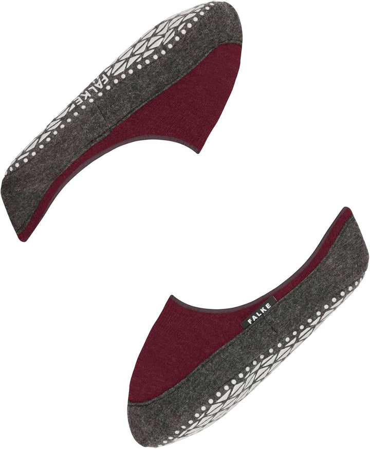 FALKE Herren Cosyshoe Invisible Stoppersocken rutschhemmende Noppen auf der Filzsohle Füsslinge komf
