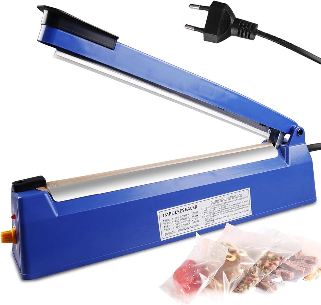 Heisssiegelgerät 300 mm Folienschweissgerät Kunststoff Versiegelung Maschine 3mm Dichtungsbreite Bal
